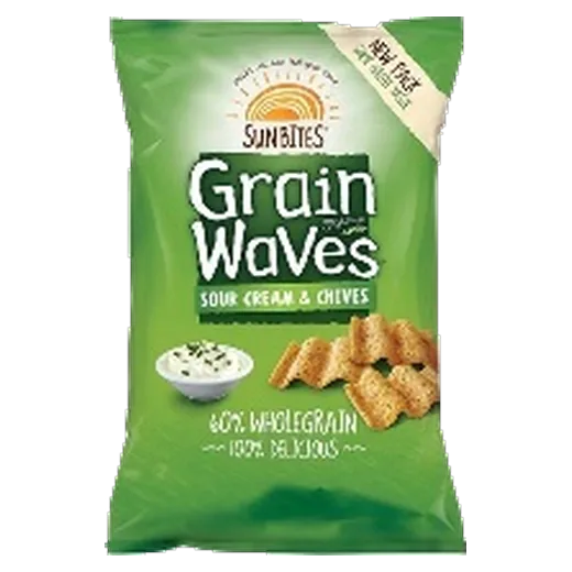 Grain Waves Sour Cream & Chives Wholegrain chips vending machine product