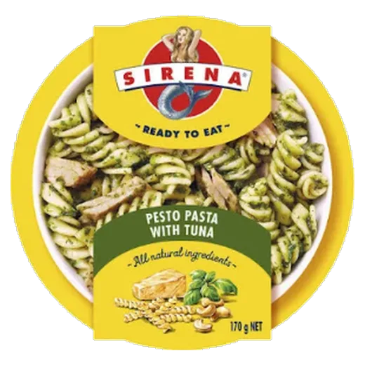 Sirena Pesto Pasta with Tuna Ready to eat meal vending machine product