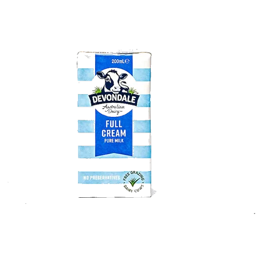 Devondale Full Cream Milk Long life milk vending machine product