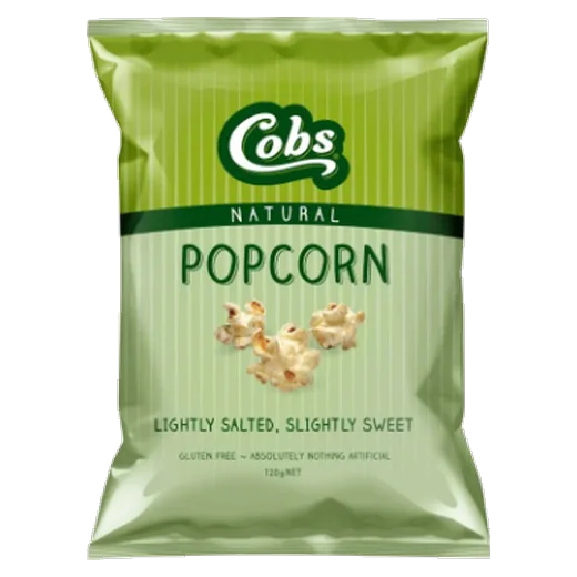 Cobs Popcorn Lightly Salted & Slightly Sweet Natural popcorn vending machine product