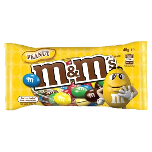 M&M's Peanut Chocolate vending machine product