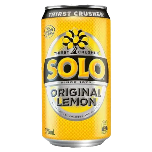 Solo Original Lemon Soft drink vending machine product