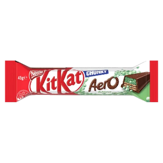 KitKat Chunky Aero Mint Chocolate bar vending machine product