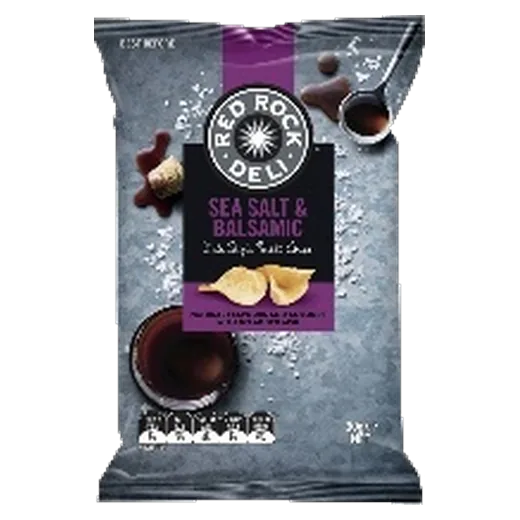 Red Rock Deli Sea Salt & Balsamic Potato chips vending machine product