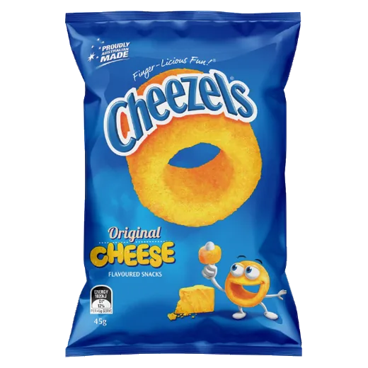 Cheezels Original Cheese Cheese snack vending machine product