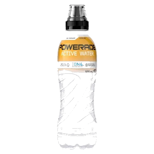Powerade Active Water Lemon Sports water vending machine product