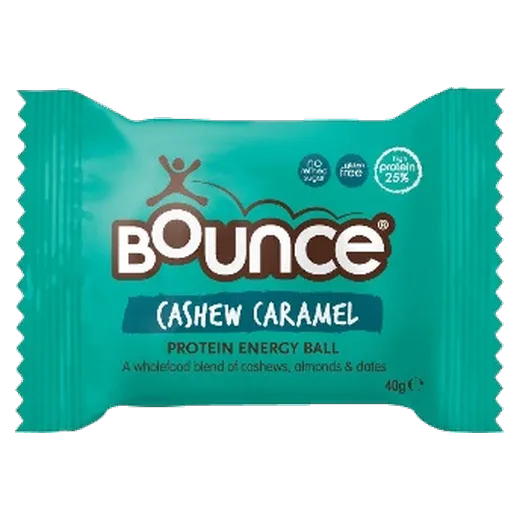 Bounce Cashew Caramel Protein Ball Protein energy ball vending machine product