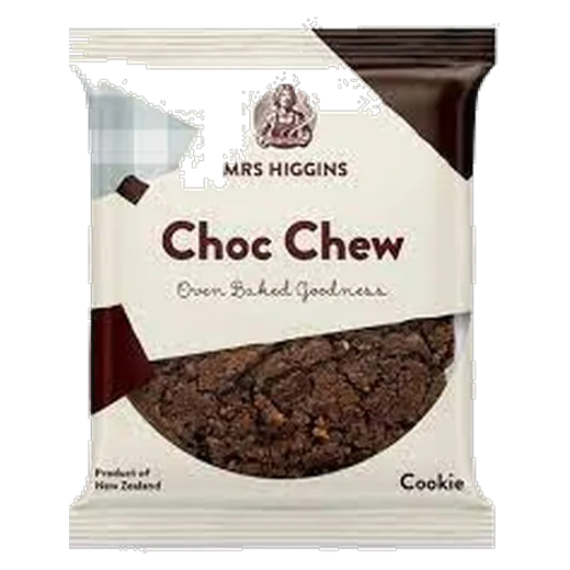Mrs Higgins Choc Chew Cookie Oven baked cookie vending machine product