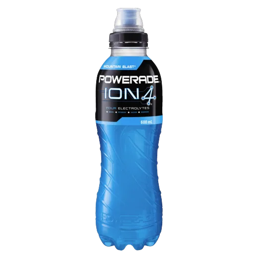 Powerade ION4 Mountain Blast Sports drink vending machine product