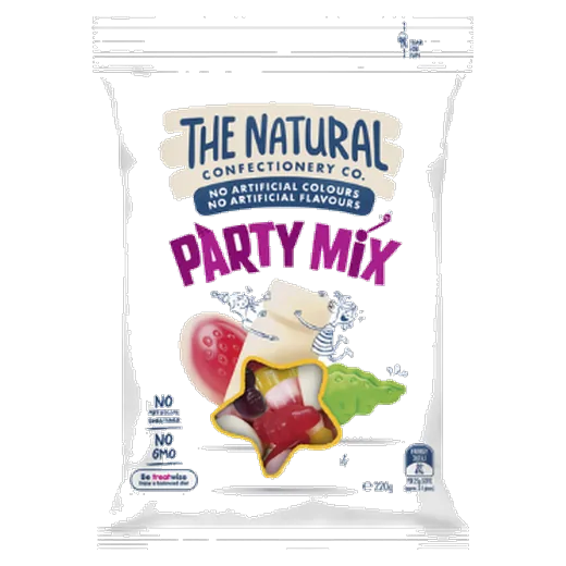 The Natural Confectionery Co Party Mix Lollies vending machine product