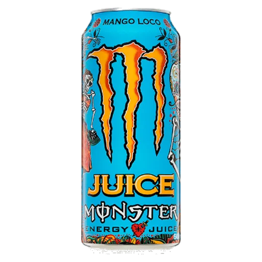 Juice Monster Mango Loco Energy drink vending machine product