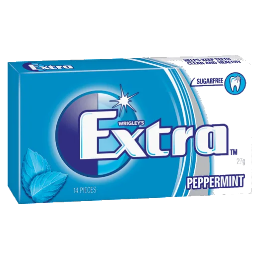 Extra Peppermint Chewing Gum Sugar free gum vending machine product