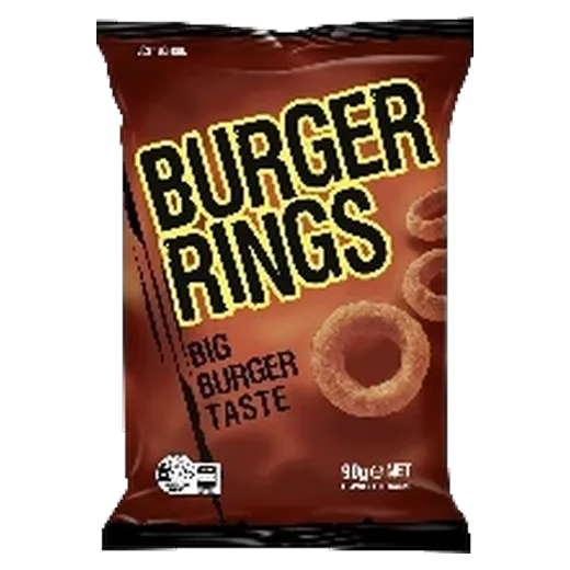Burger Rings Corn snack vending machine product