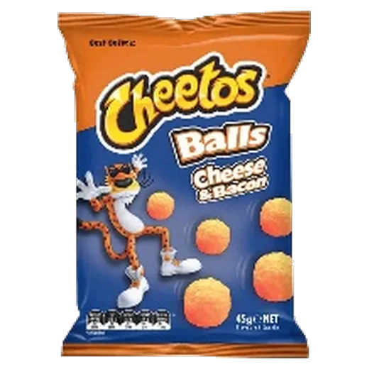 Cheetos Balls Cheese & Bacon Cheese snack vending machine product