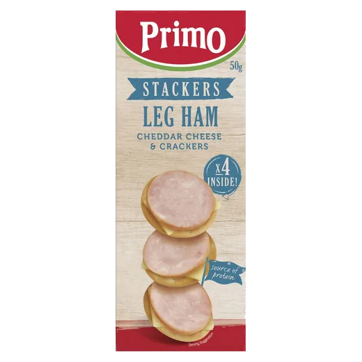 Primo Stackers Leg Ham Cheese & crackers vending machine product