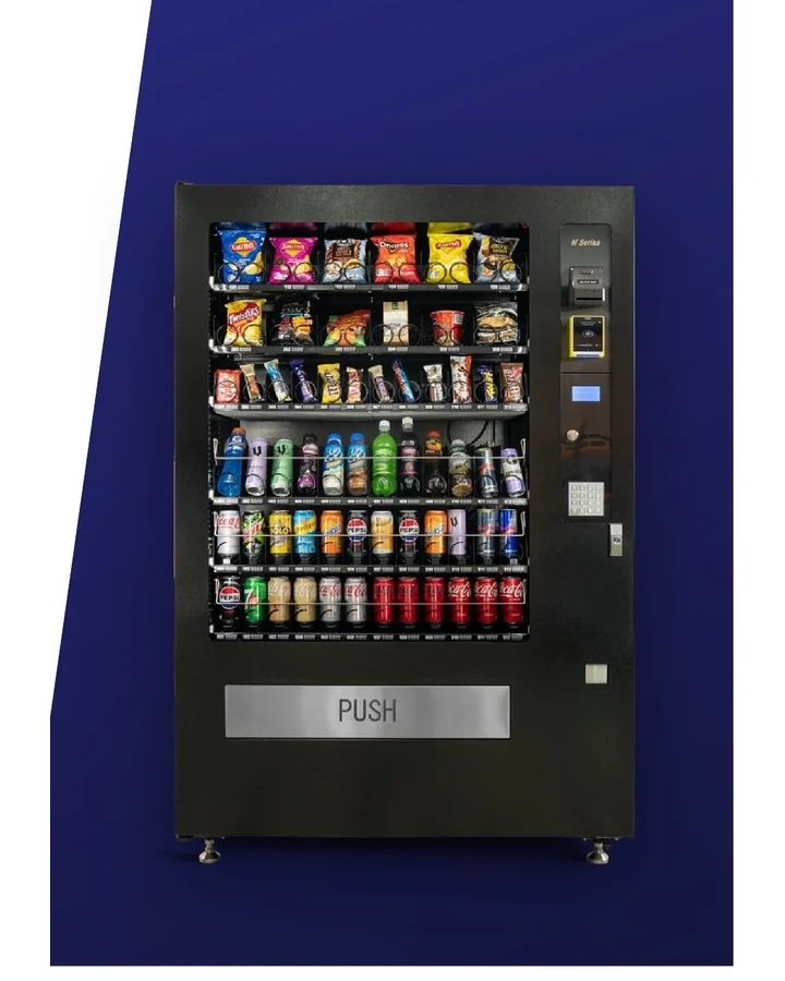 Crown Vending CM6000 high-capacity commercial snack and drink vending machine