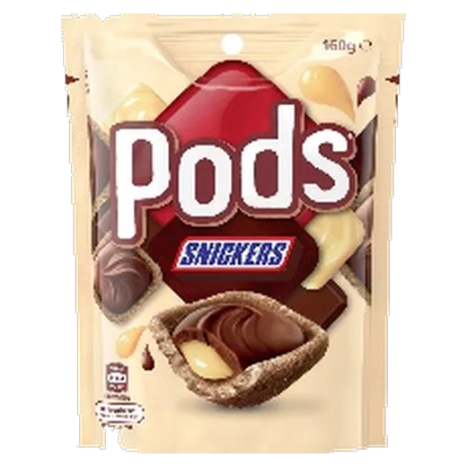 Pods Snickers Chocolate share pack vending machine product