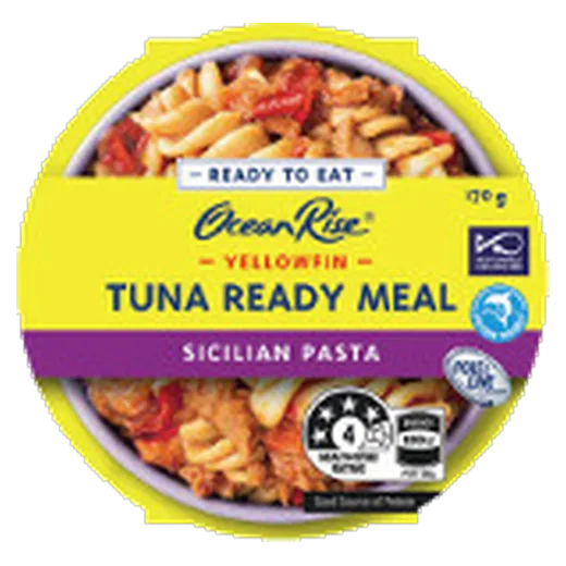Ocean Rise Tuna Ready Meal Sicilian Pasta Ready to eat meal vending machine product