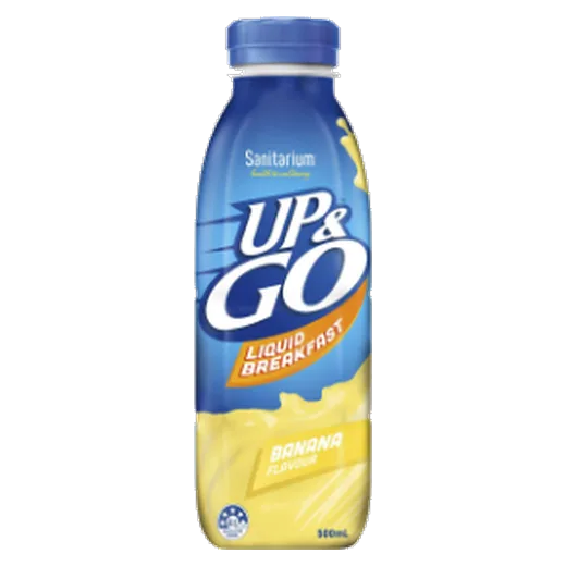 Up&Go Banana Liquid breakfast vending machine product