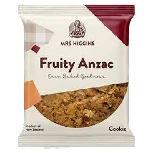 Mrs Higgins Fruity Anzac Cookie Oven baked cookie vending machine product