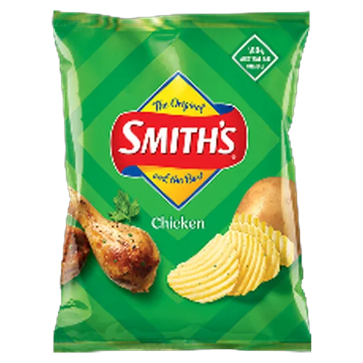 Smiths Crinkle Cut Chicken Potato chips vending machine product