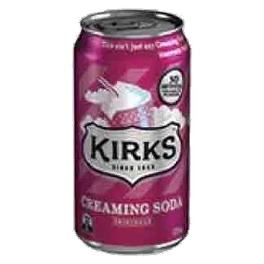 Kirks Creaming Soda Soft drink vending machine product