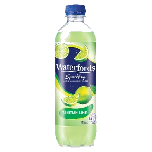 Waterfords Sparkling Tahitian Lime Sparkling water vending machine product