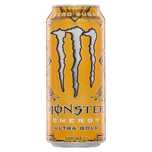 Monster Ultra Gold Energy drink vending machine product