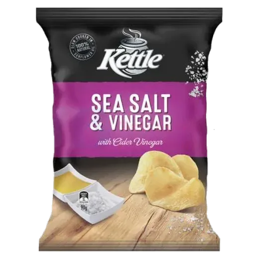 Kettle Sea Salt & Vinegar Potato chips vending machine product