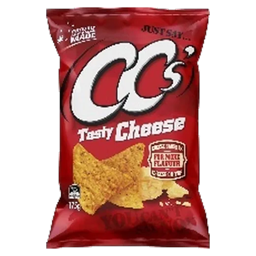 CC's Tasty Cheese Corn chips vending machine product