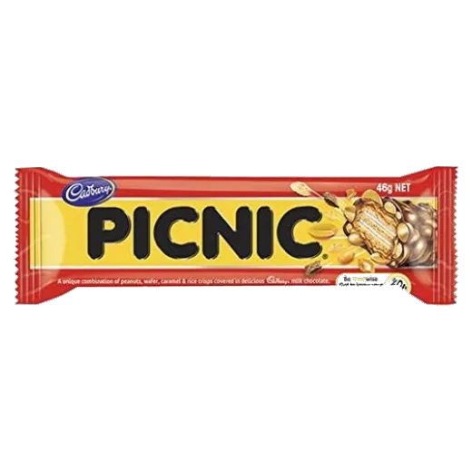 Cadbury Picnic Chocolate bar vending machine product