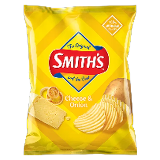 Smiths Crinkle Cut Cheese & Onion Potato chips vending machine product