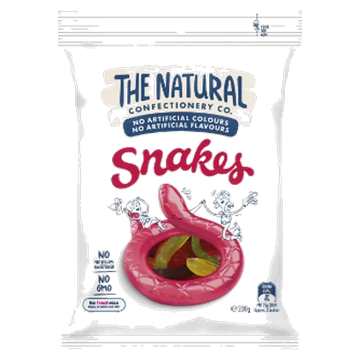 The Natural Confectionery Co Snakes Lollies vending machine product