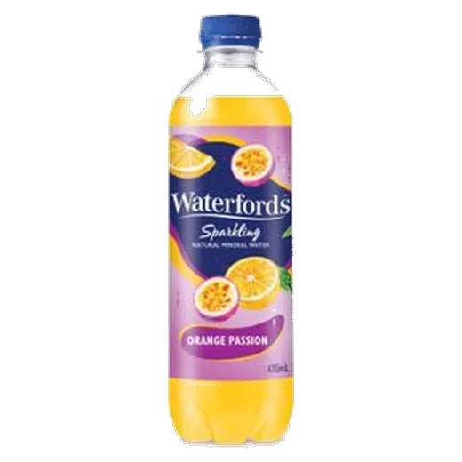 Waterfords Sparkling Orange Passion Sparkling water vending machine product